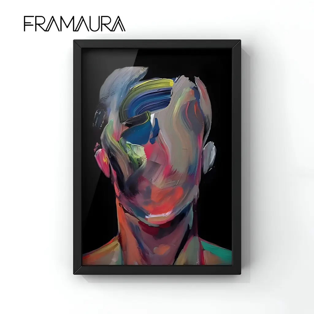 The Mind's palette (20x30 cm, Black frame)