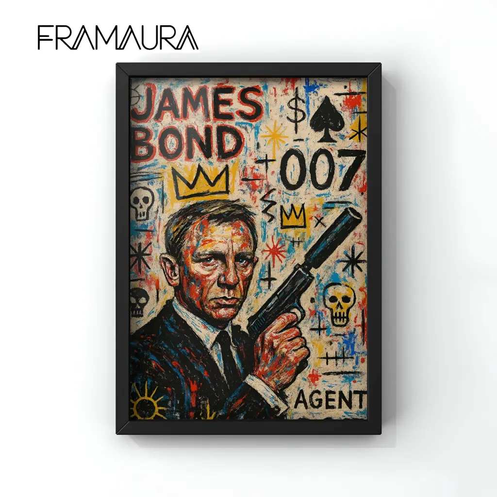The Raw Agent (20x30 cm, Black frame)