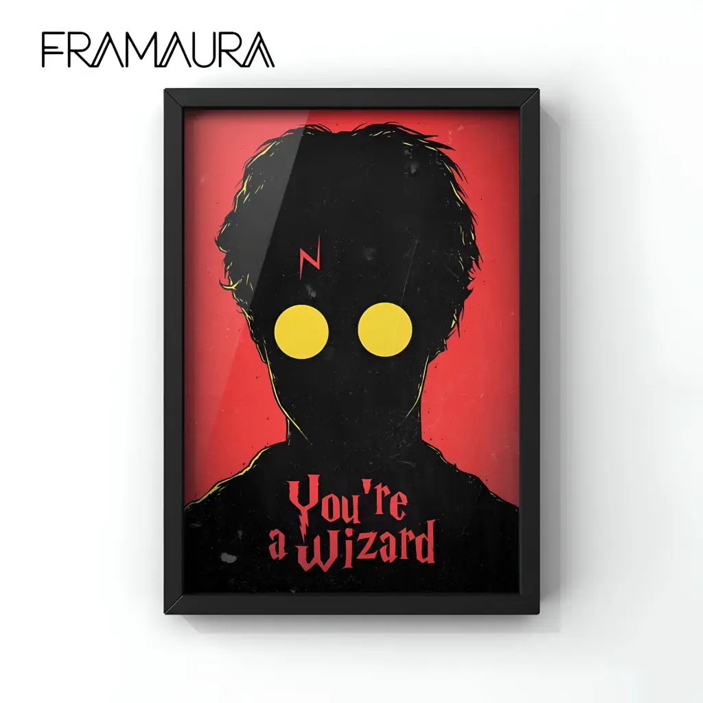 The boy who lived (20x30 cm, Black frame)