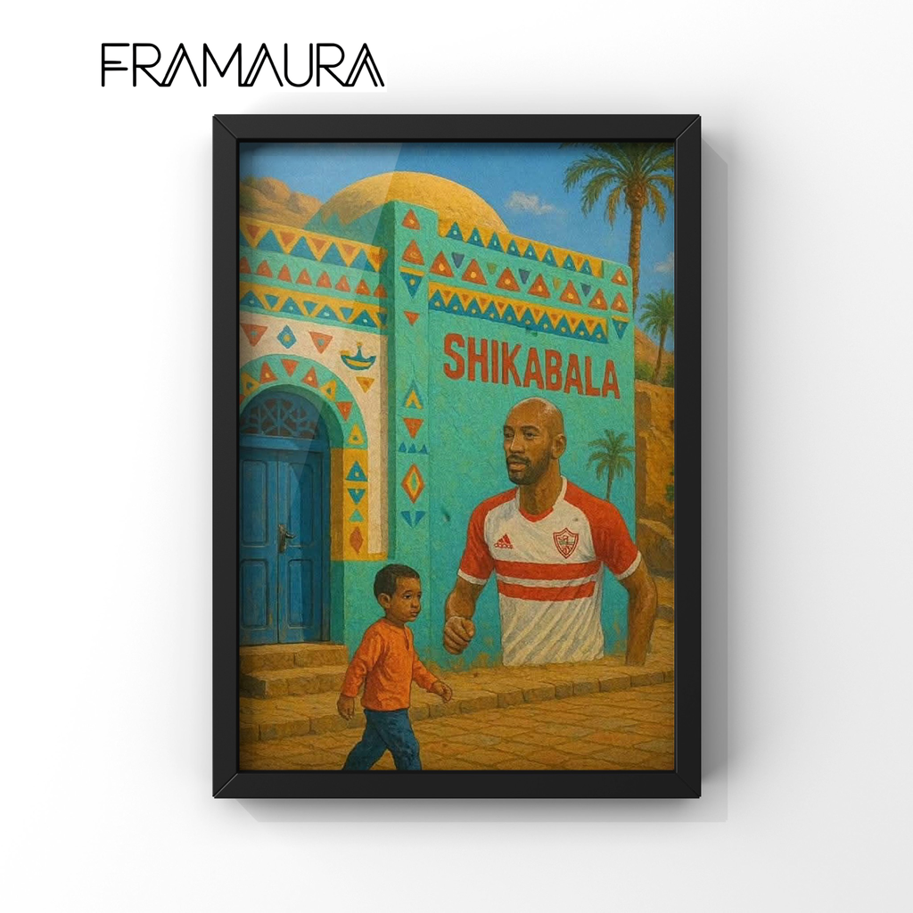 The Nubian legend (20x30 cm, Black frame)