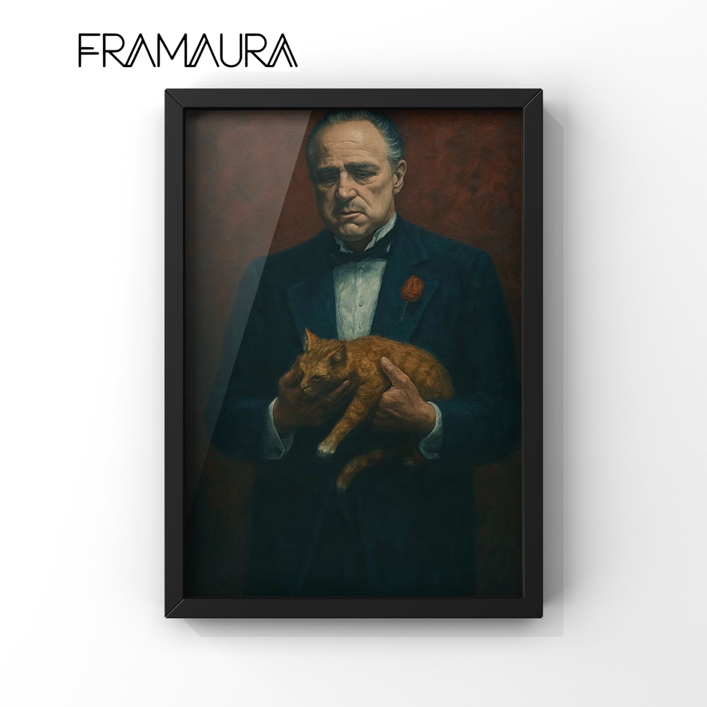 The Gentle Don (20x30 cm, Black frame)