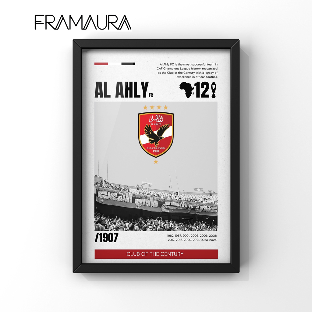 A century of Glory (20x30 cm, Black frame)