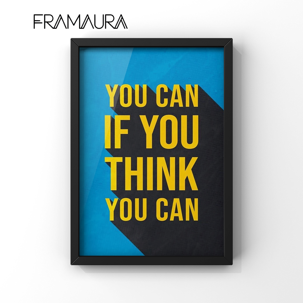 Mind over Matter (20x30 cm, Black frame)