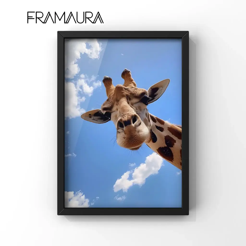 Hello Down There (20x30 cm, Black frame)