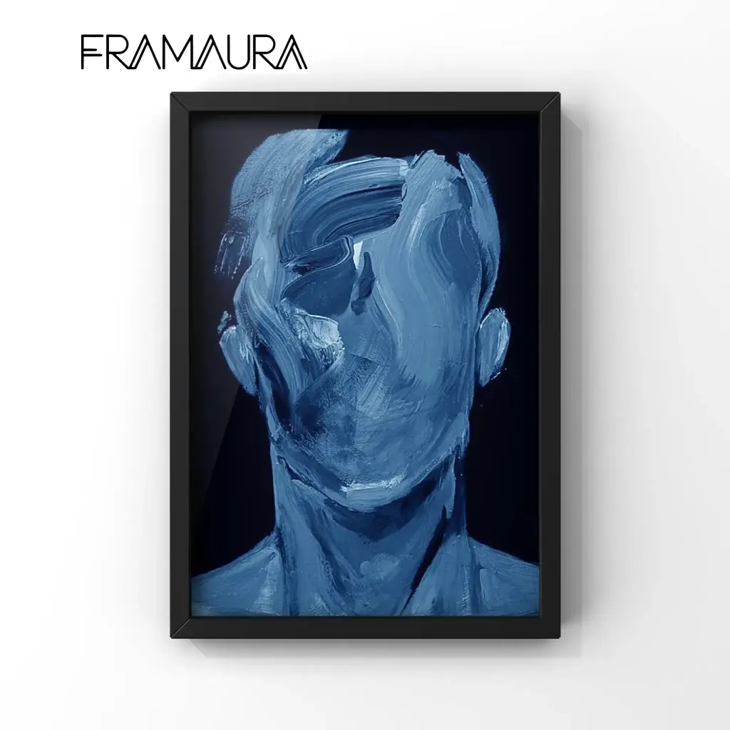 The Blue Mind (20x30 cm, Black frame)