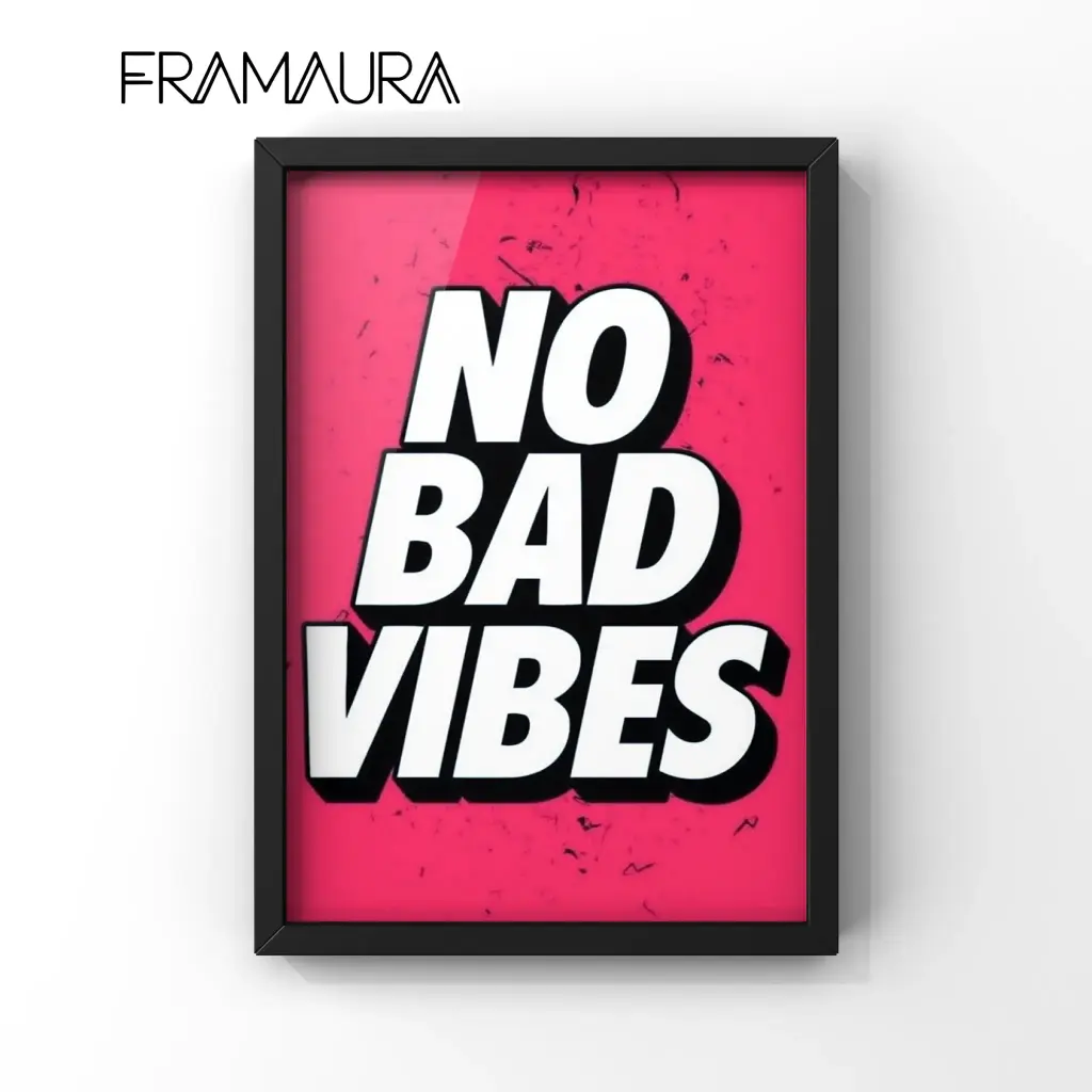 The Vibe Check (20x30 cm, Black frame)