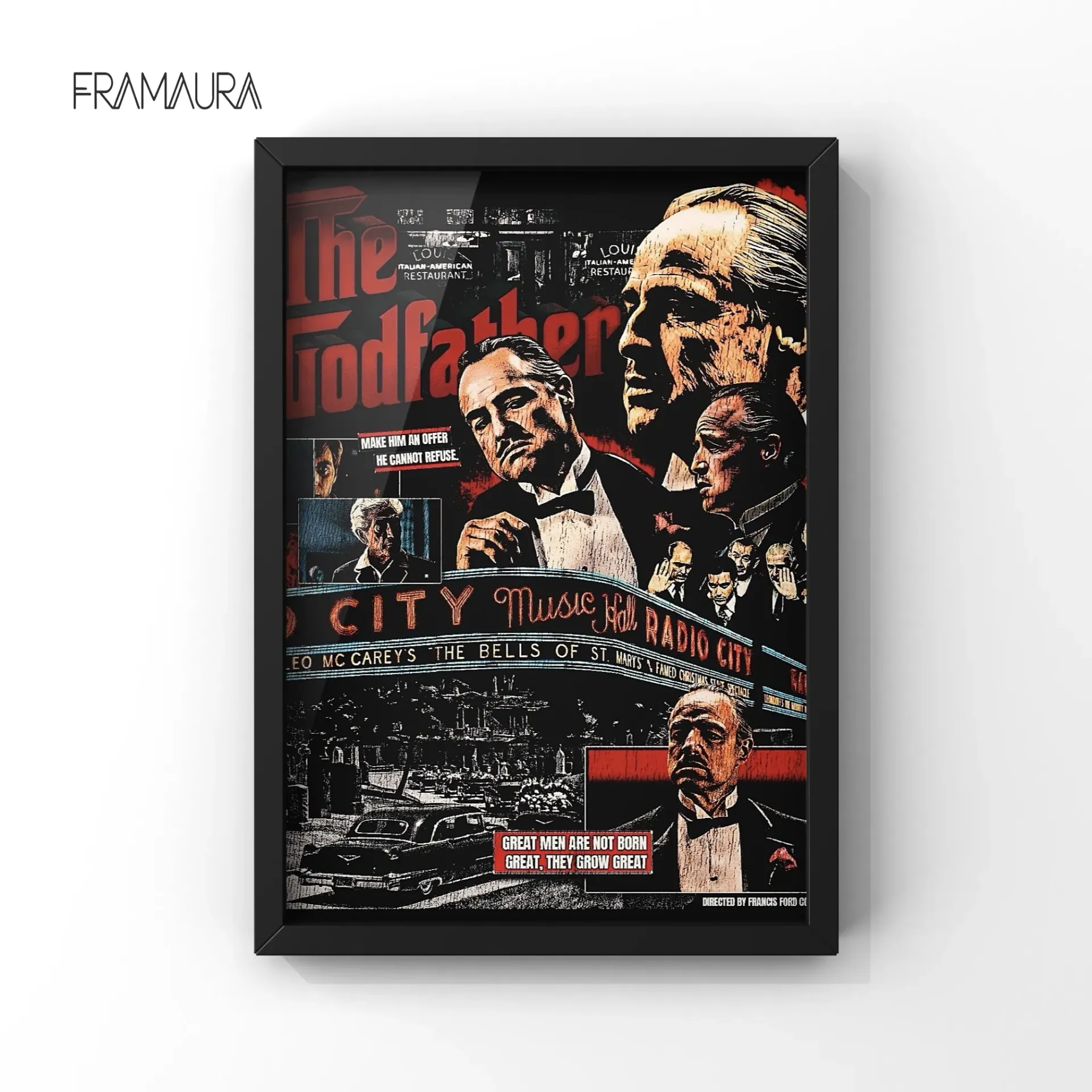 The Don (20x30 cm, Black frame)