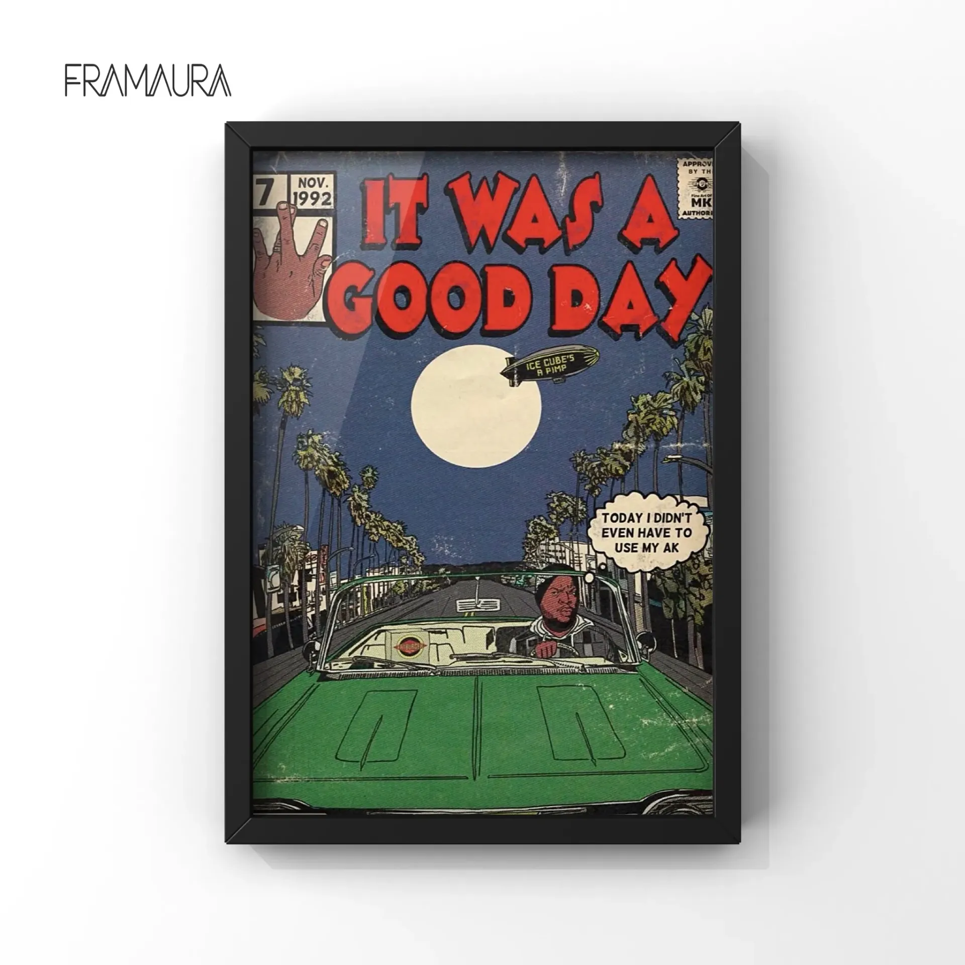 The Boys "Was a good day" (20x30 cm, Black frame)