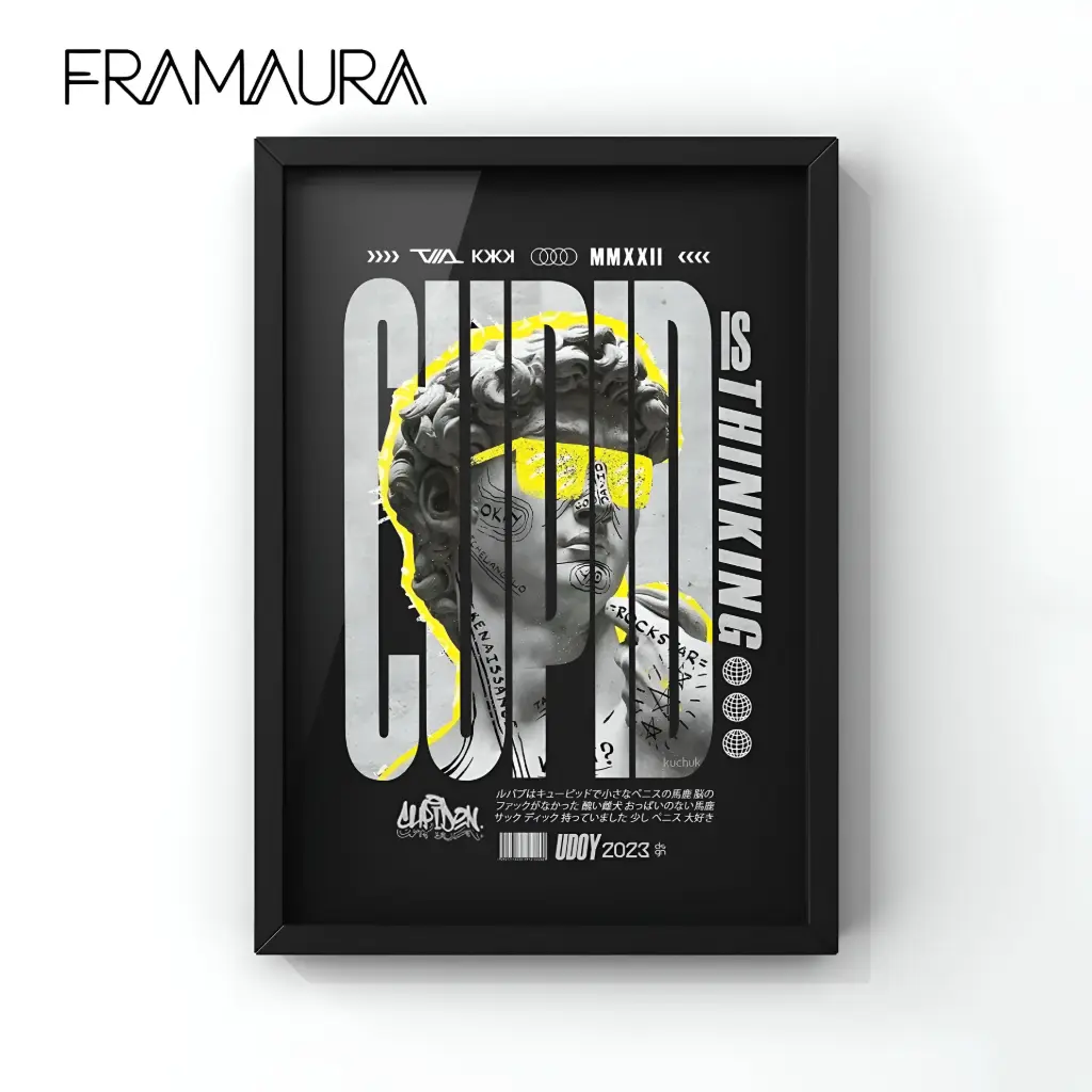 Renaissance Remix (20x30 cm, Black frame)