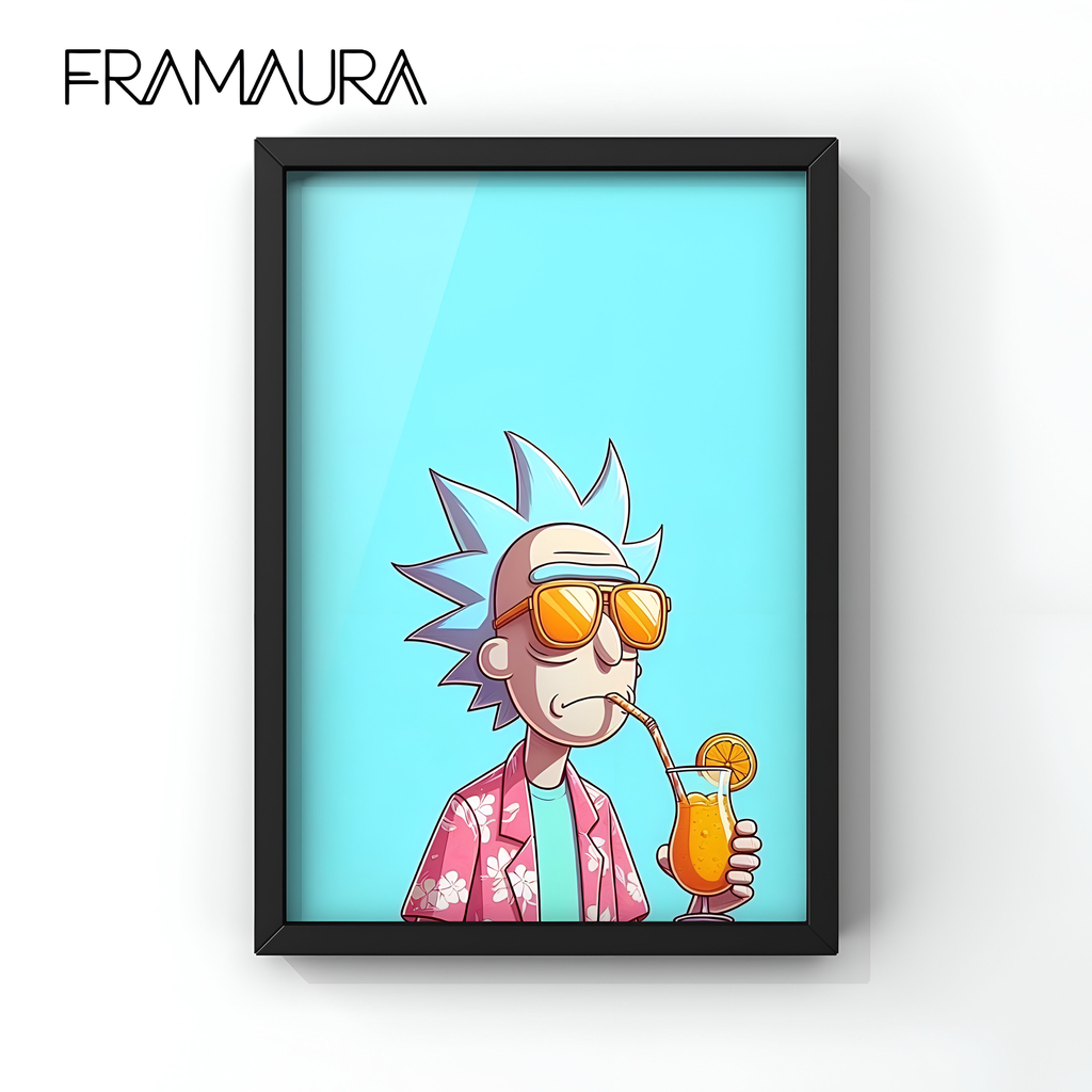 Cosmic chill (20x30 cm, Black frame)