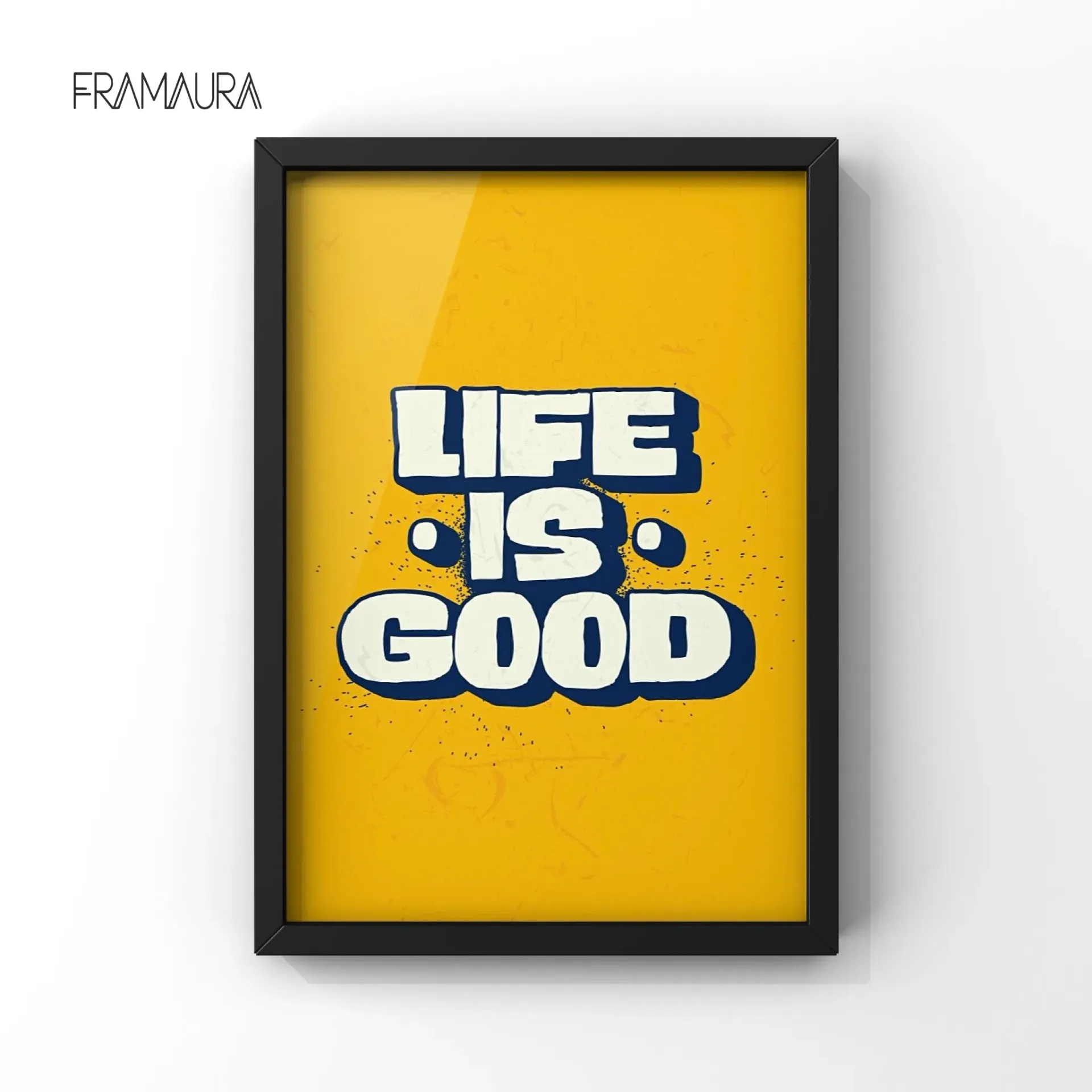 Life is Good 2 (20x30 cm, Black frame)