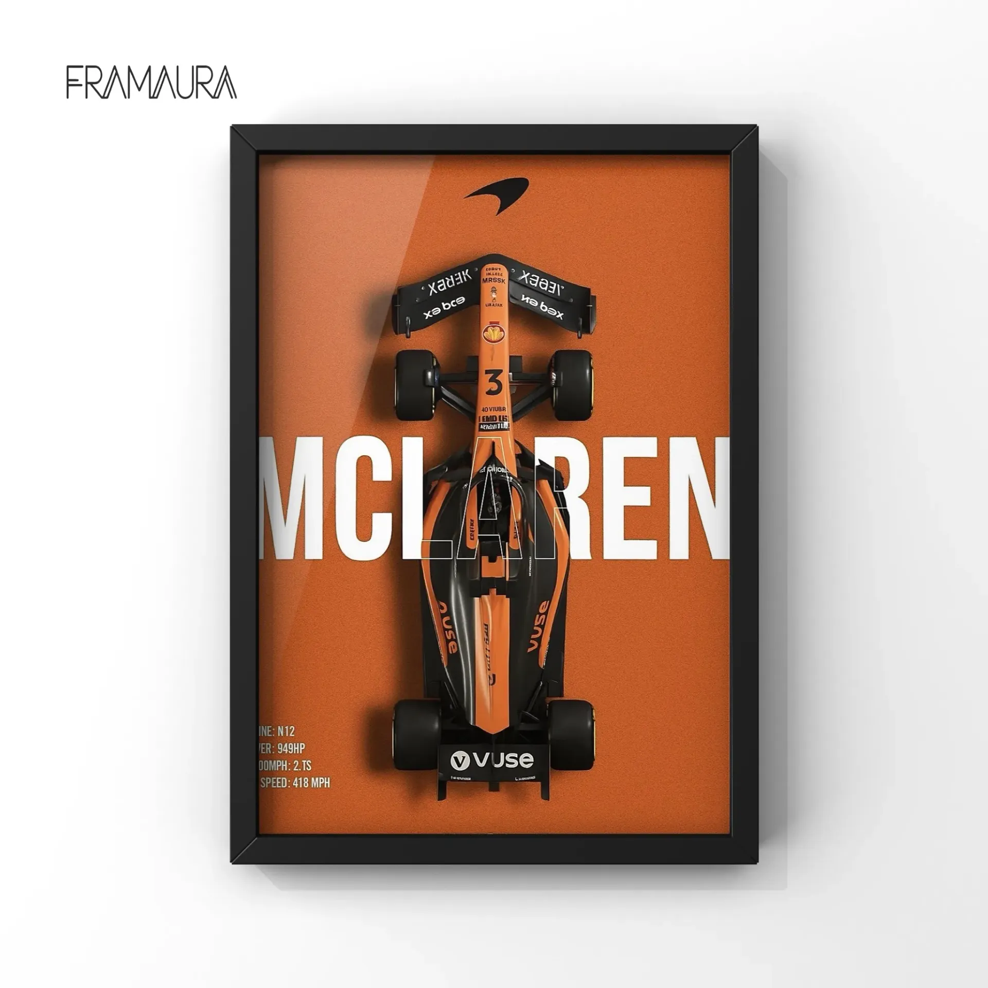 F1-4 (20x30 cm, Black frame)
