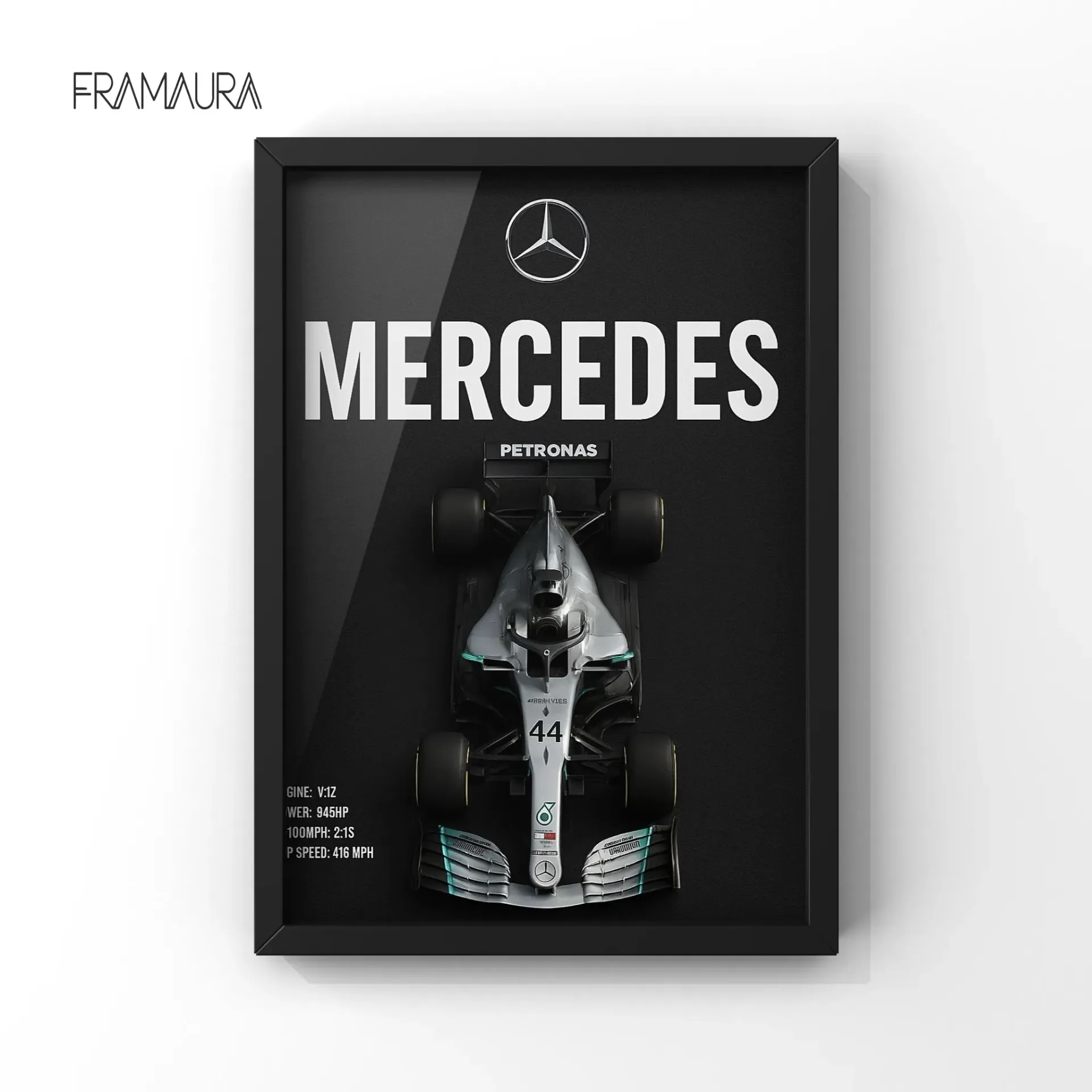 F1-6 (20x30 cm, Black frame)