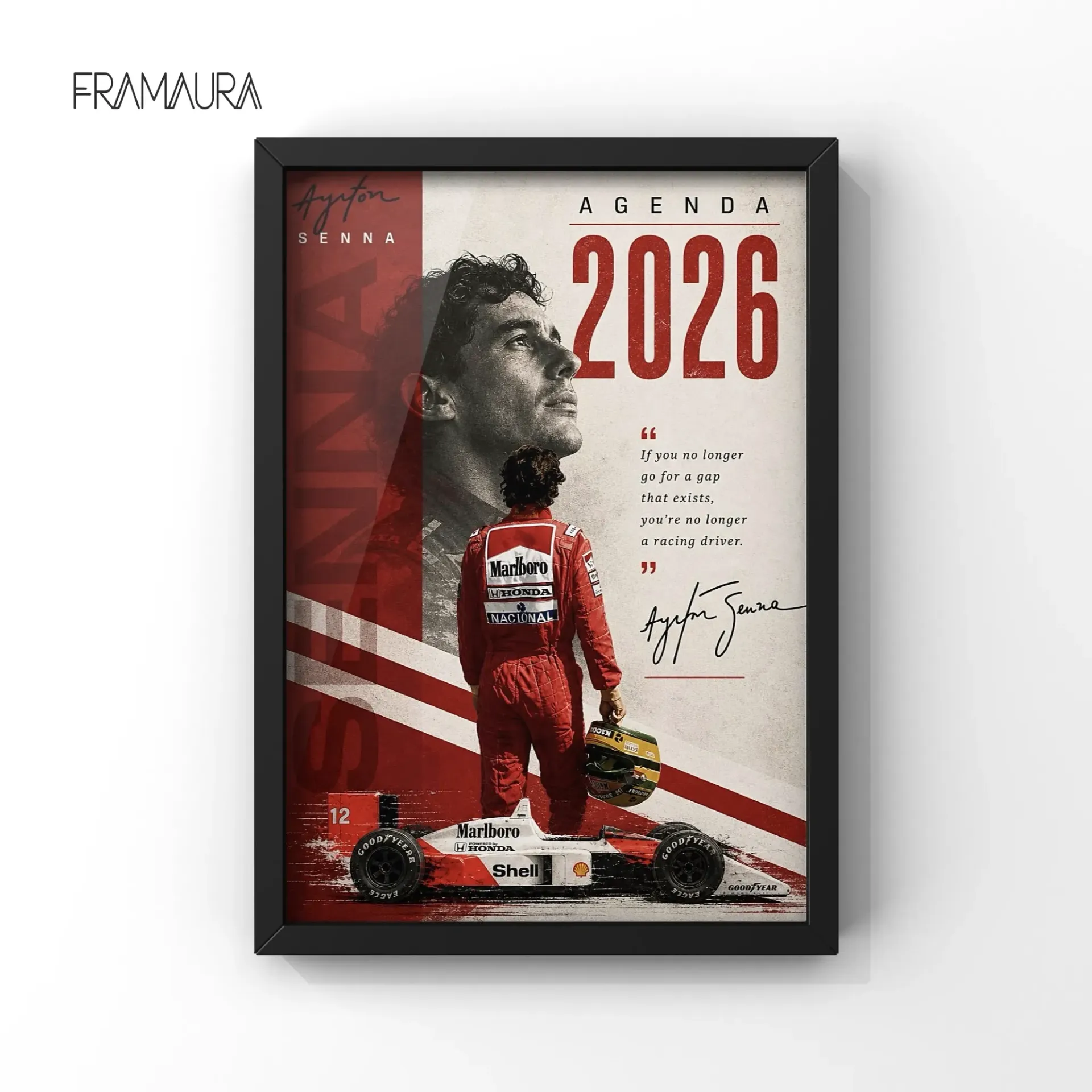 F1-8 (20x30 cm, Black frame)