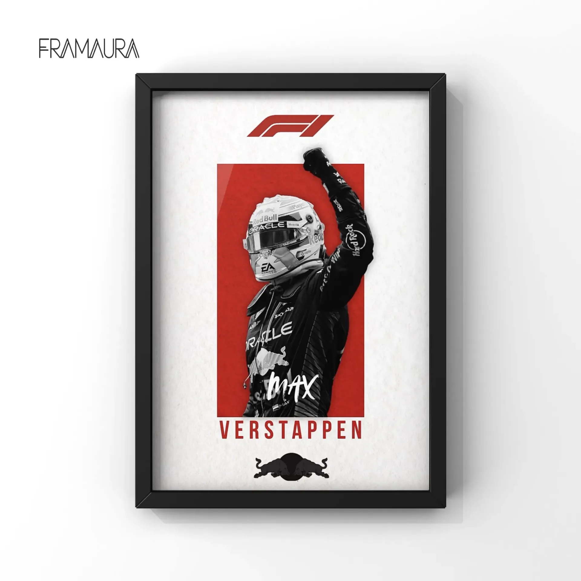 F1-12 (20x30 cm, Black frame)