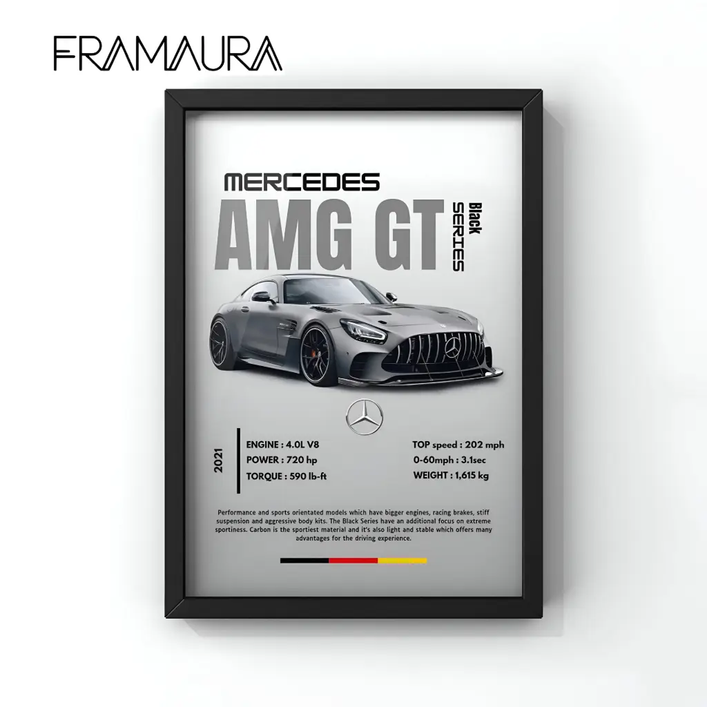 Apex Predator (20x30 cm, Black frame)