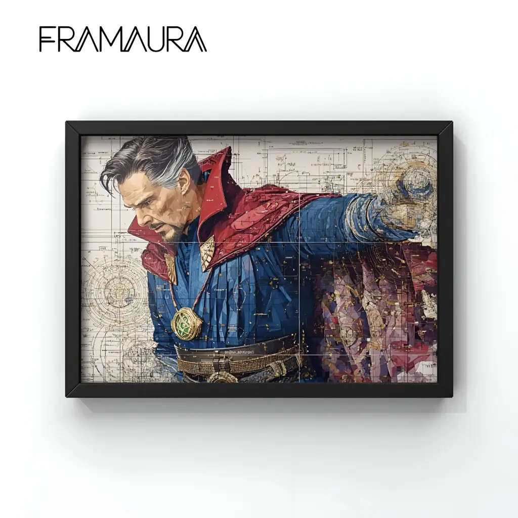 Architect of Reality (20x30 cm, Black frame)