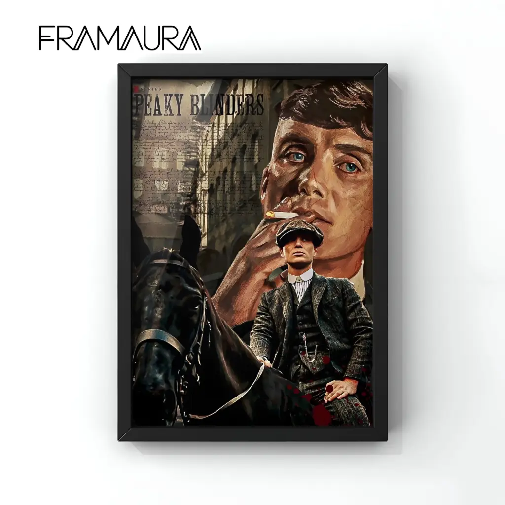 By order of blinders (20x30 cm, Black frame)