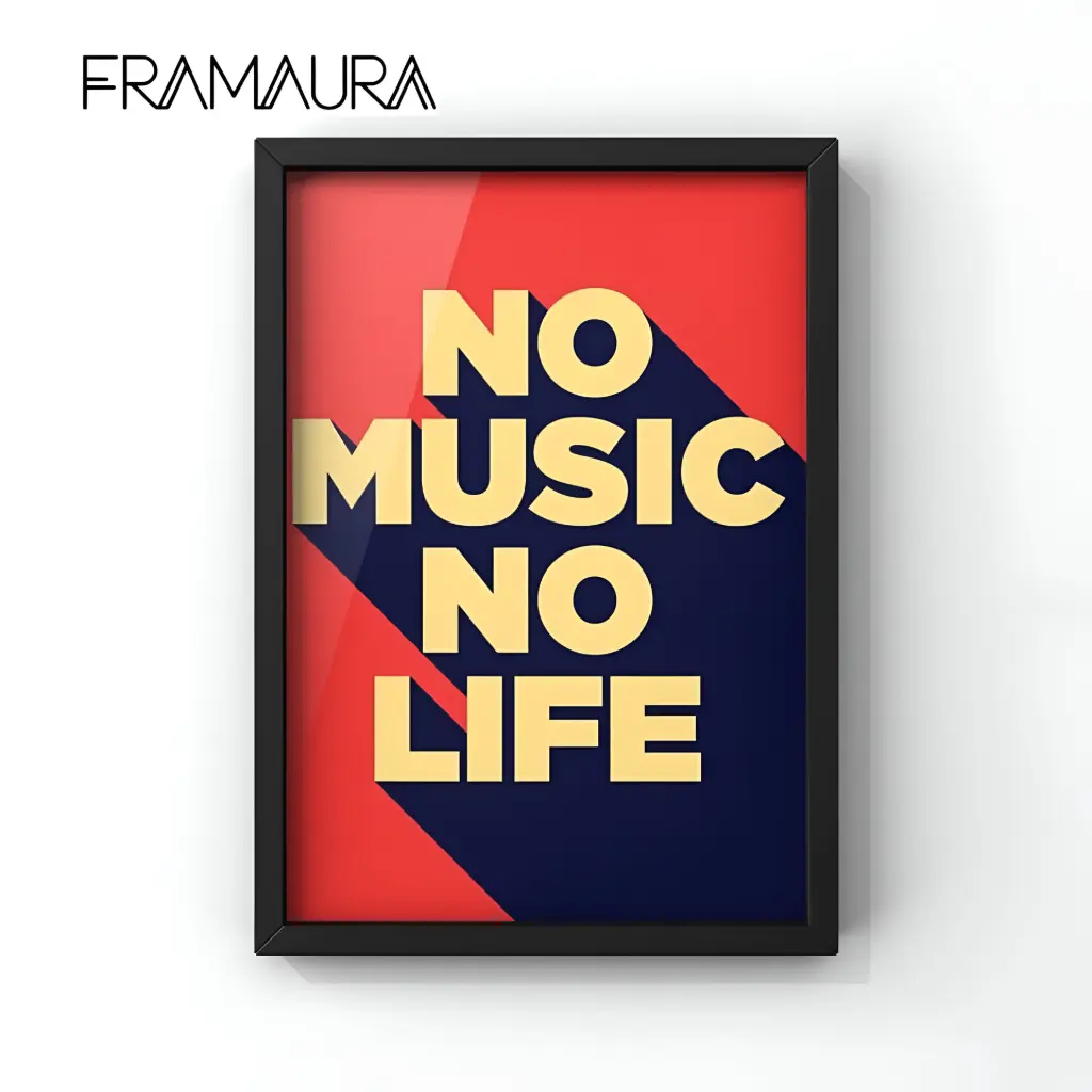 Life's Soundtrack (20x30 cm, Black frame)