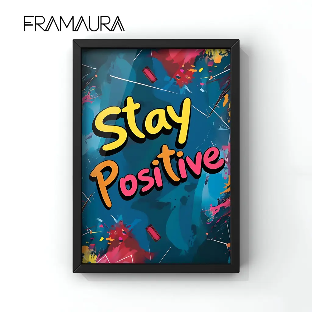 Positive Vandalism (20x30 cm, Black frame)