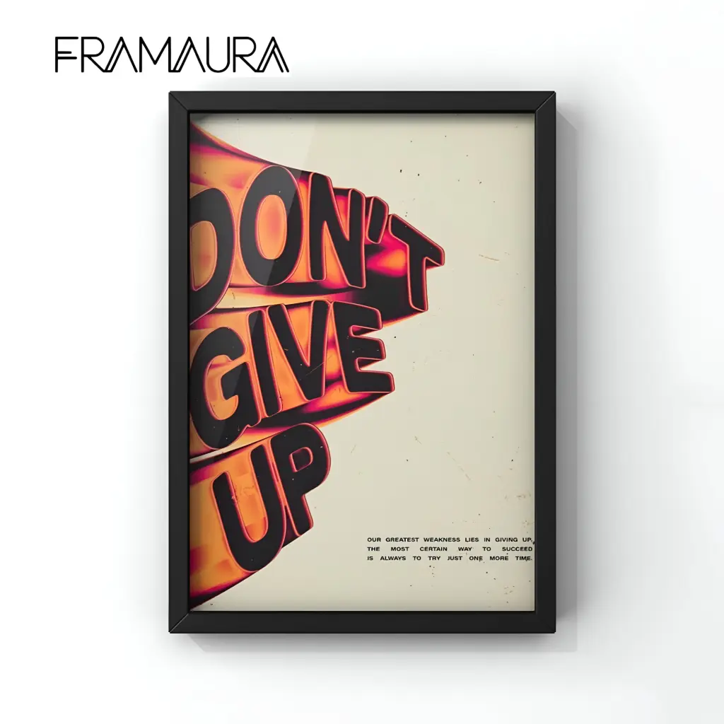 Retro Reselience (20x30 cm, Black frame)