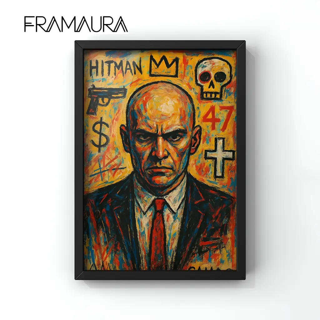 Silent Assassin (20x30 cm, Black frame)
