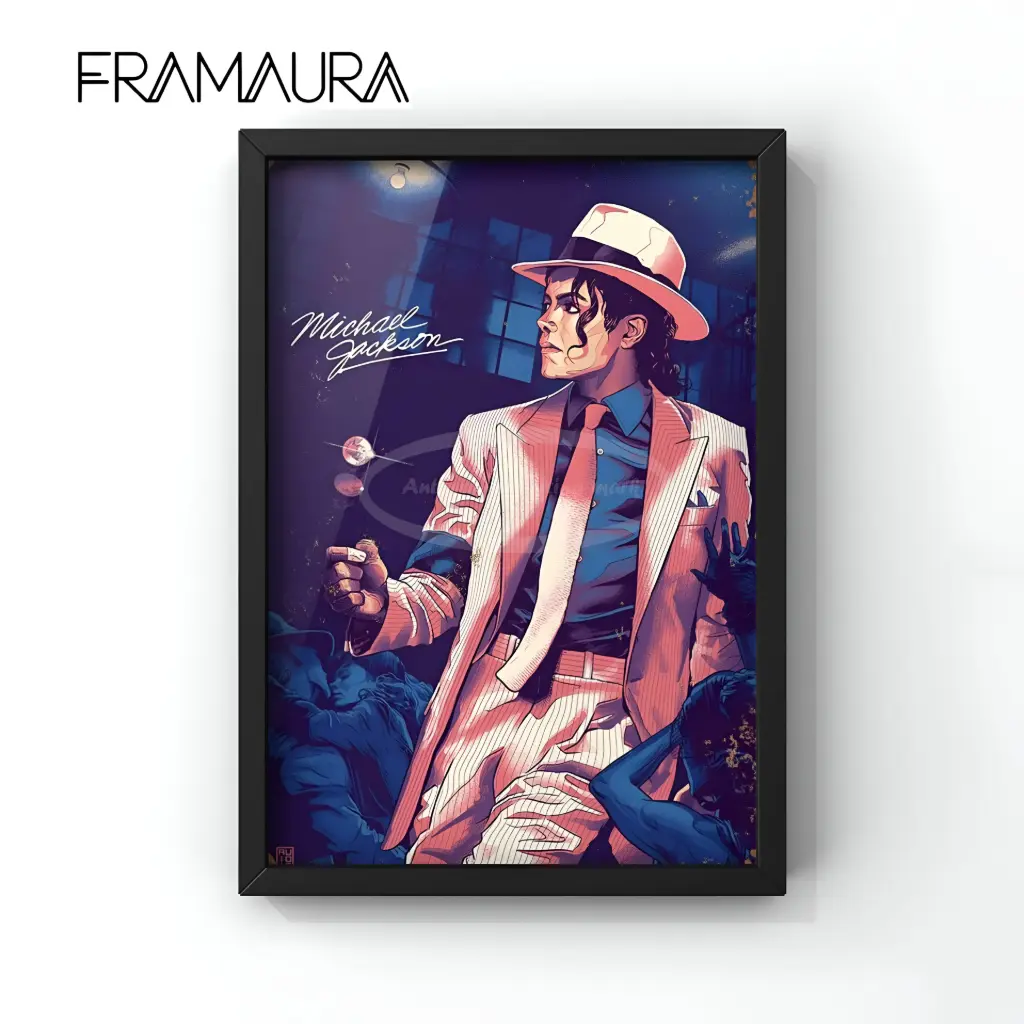Smooth criminal (20x30 cm, Black frame)